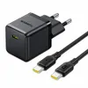 Ładowarka sieciowa Baseus Palm 1C 20W (z kablem Baseus Mini White USB-C 60W (20V/3A) 1m) - czarna